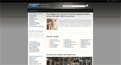 Desktop Screenshot of fastcontactlenses.com